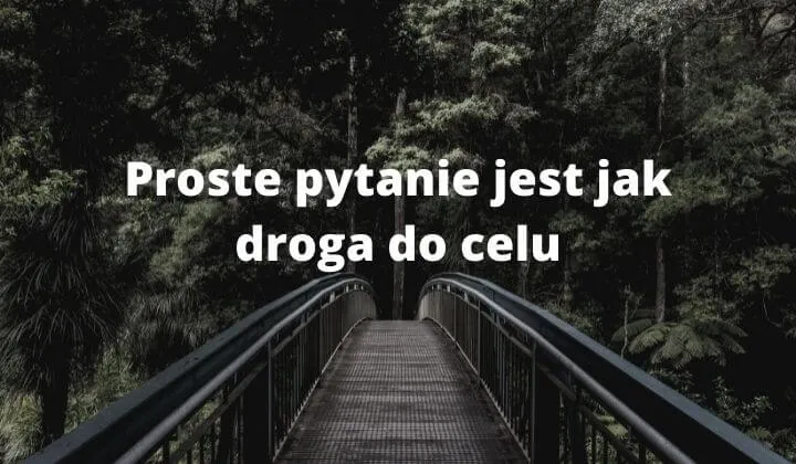 stosuj proste pytania w procesie sprzedaży