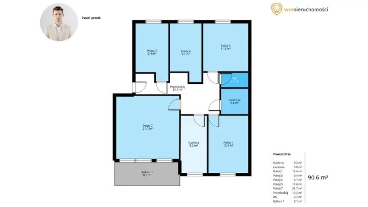 techniczny rzut mieszkania