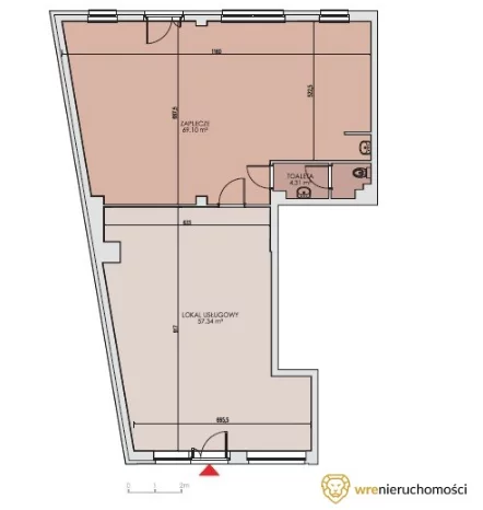 przykład rzutu nieruchomości