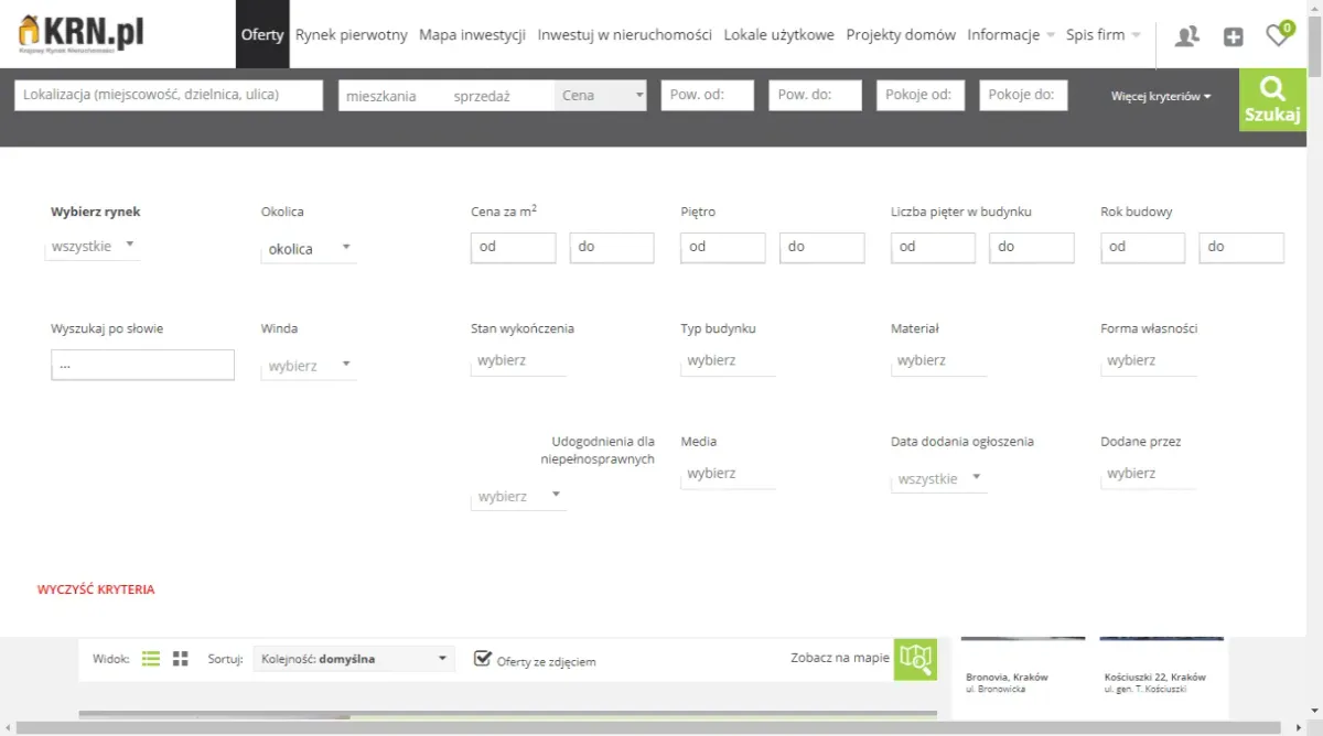 portal ogłoszeń nieruchomości krn pop nieruchomości